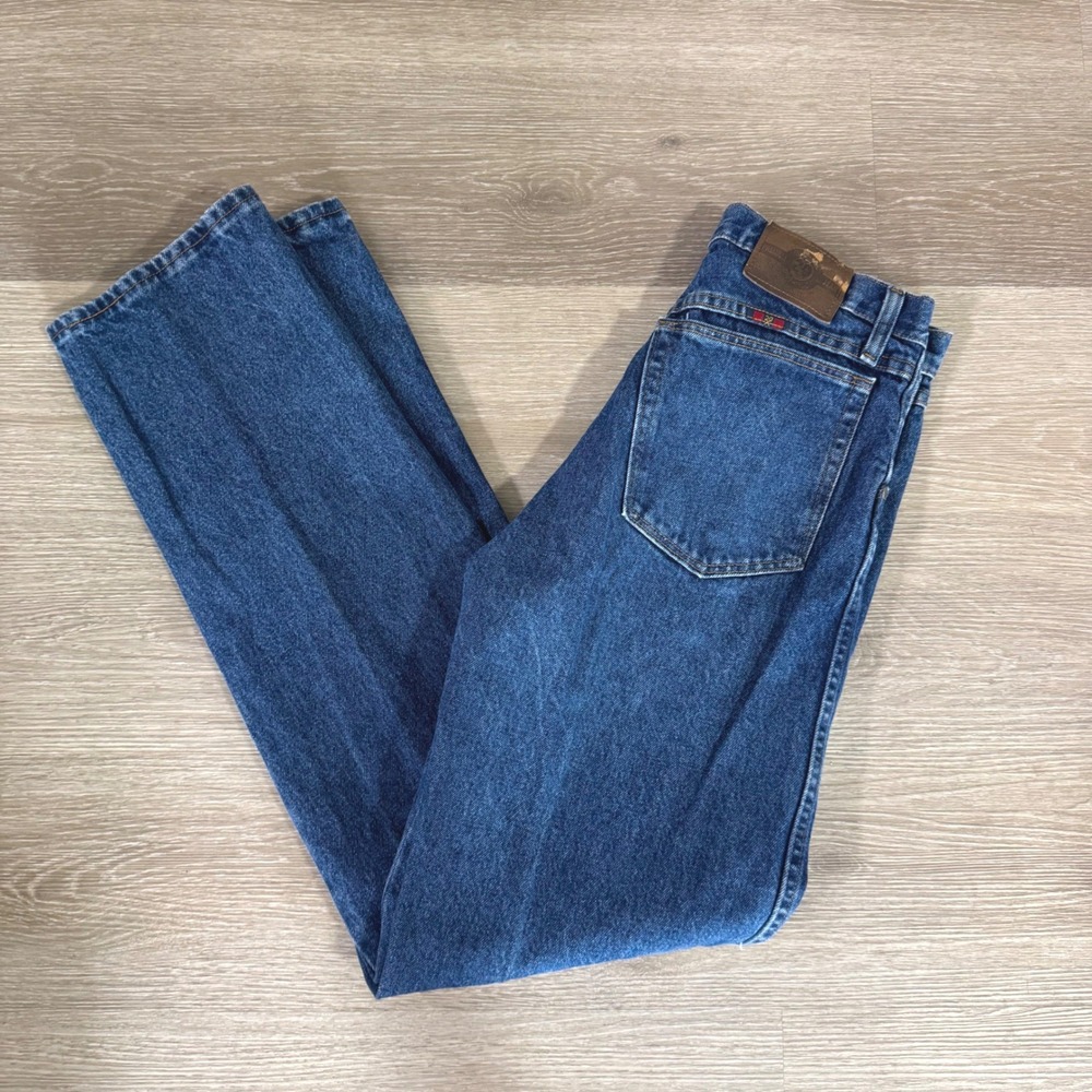 Vtg Wrangler 22MWXSW Jeans Mens 32x34 Blue Denim Cowboy Cut Slim Fit Denim